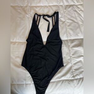 Blue Moves black one piece bathing suit size M Bianca Brasil style